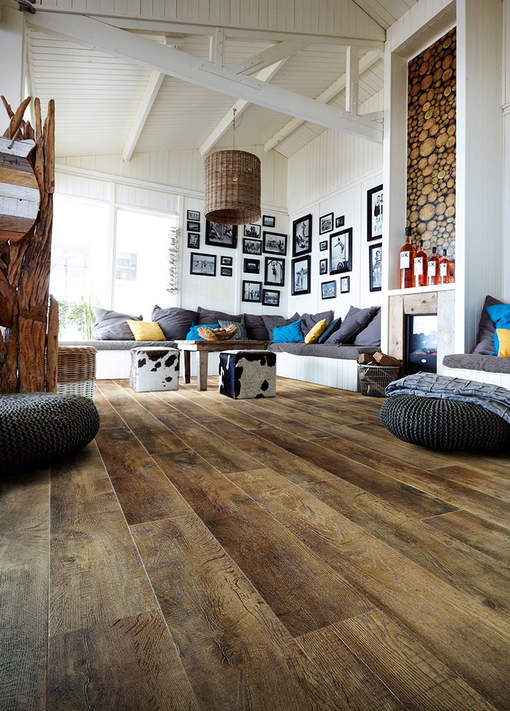 FotoOnverwoestbare vinyl vloeren met prachtige houtlook